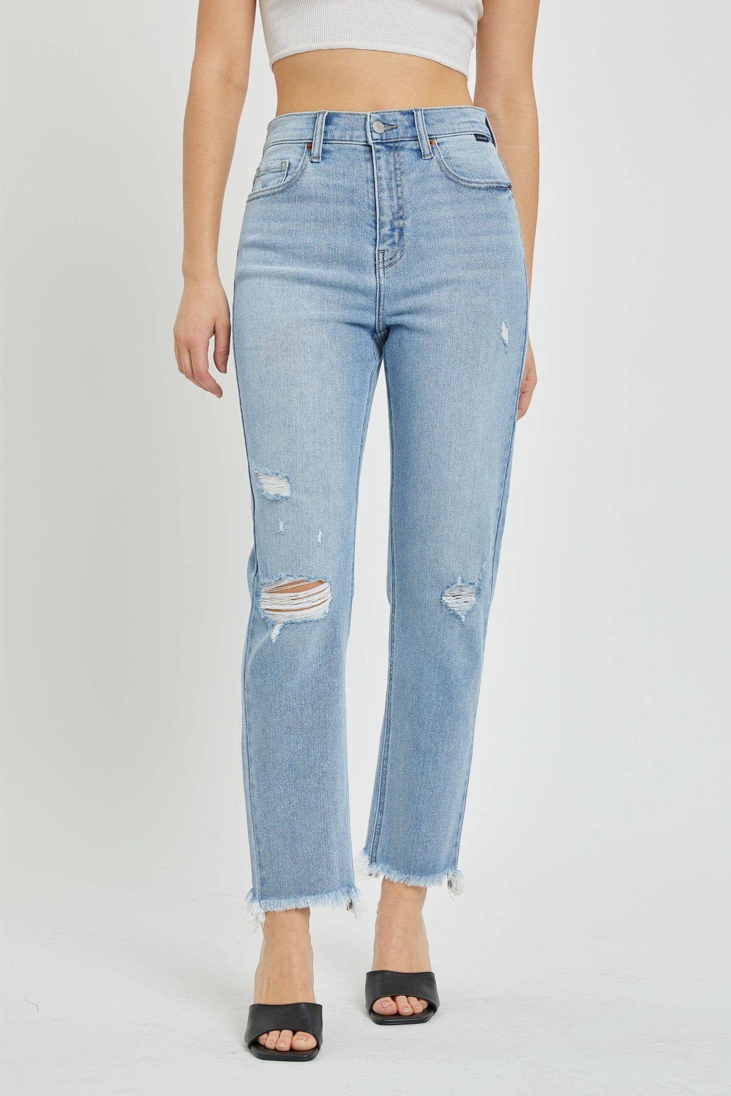 WV19050M-LTD-1 High Rise Mom Jean