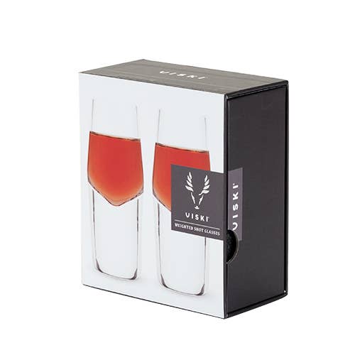 Raye™ Heavyweight Crystal Shot Glasses - Set of 2