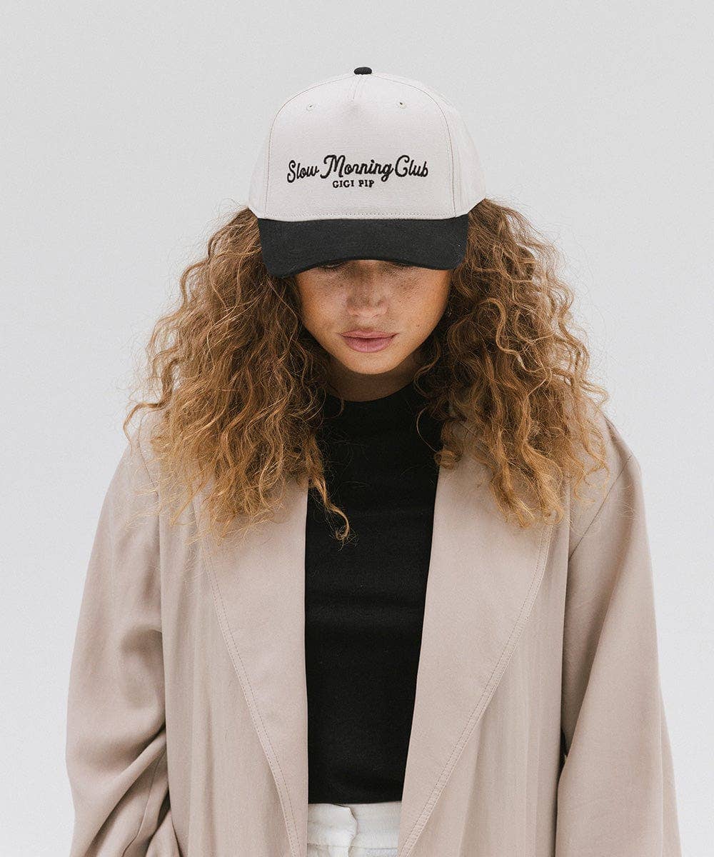 Slow Morning Club Canvas Trucker