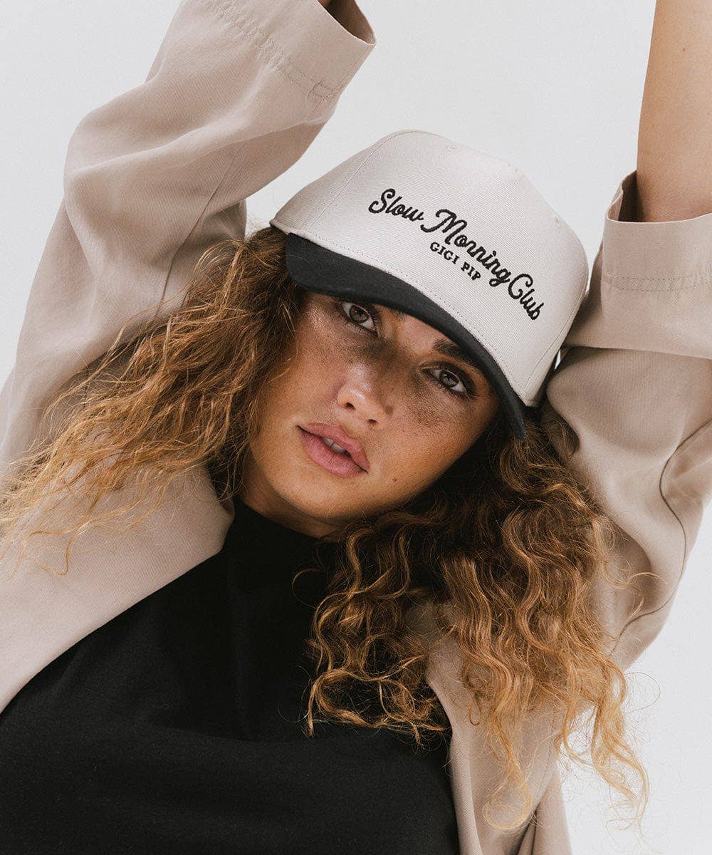 Slow Morning Club Canvas Trucker