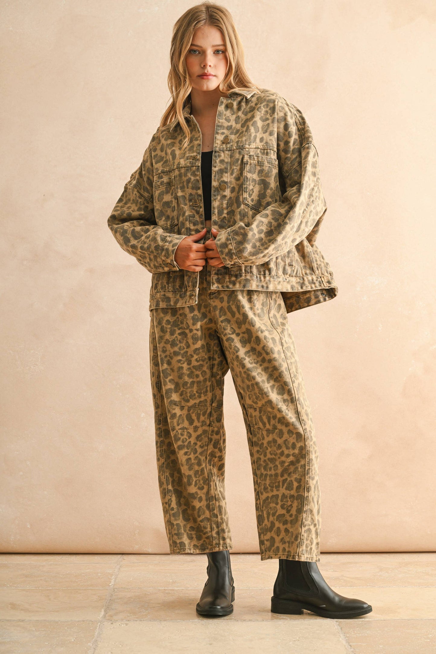 Muted Leopard Jacket