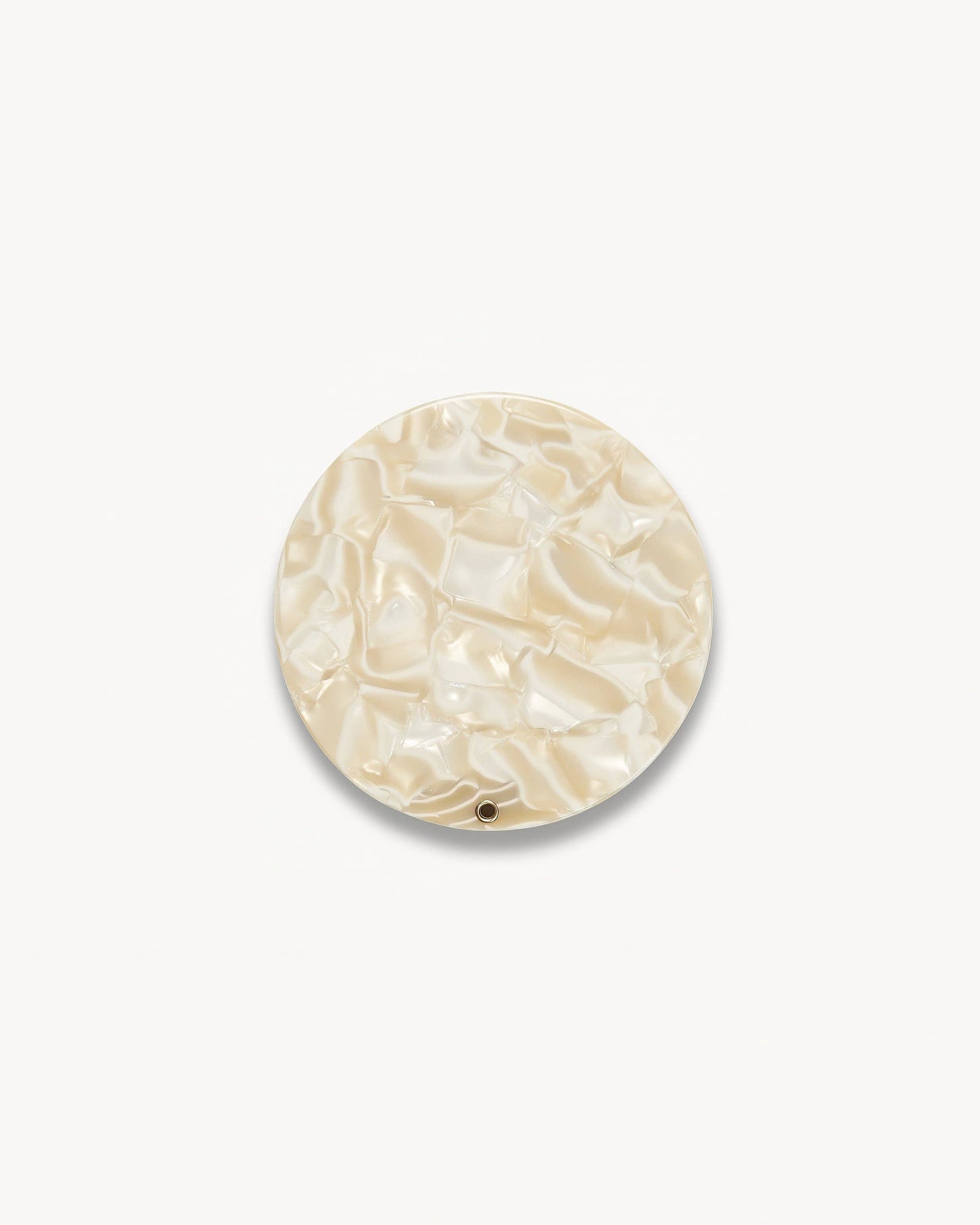 Circle Mirror in Ivory