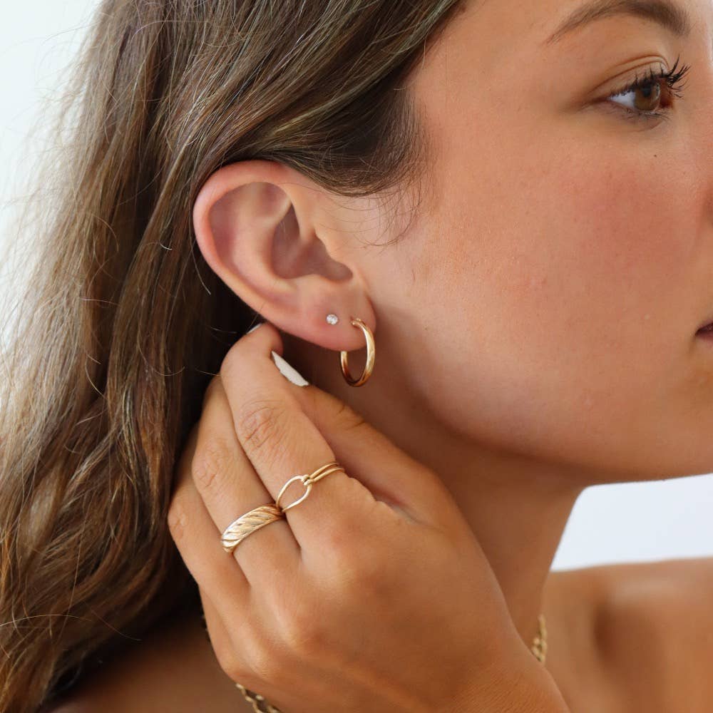 Classic Hoop Earrings | 14k Gold fill or Sterling Silver