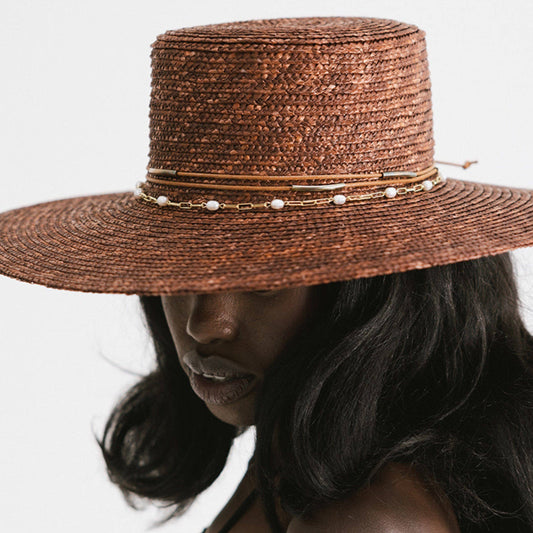 Pearl Paperclip Chain Band