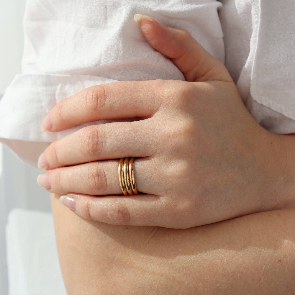 Trinity Ring | 14k Gold Fill or Sterling Silver