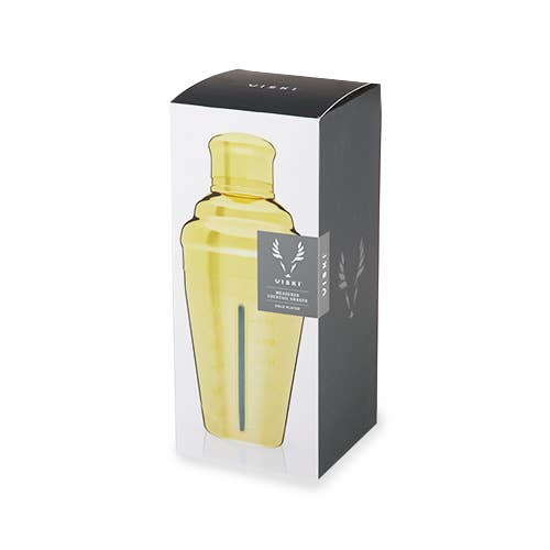 Belmont™ Gold-Plated Measured Cocktail Shaker