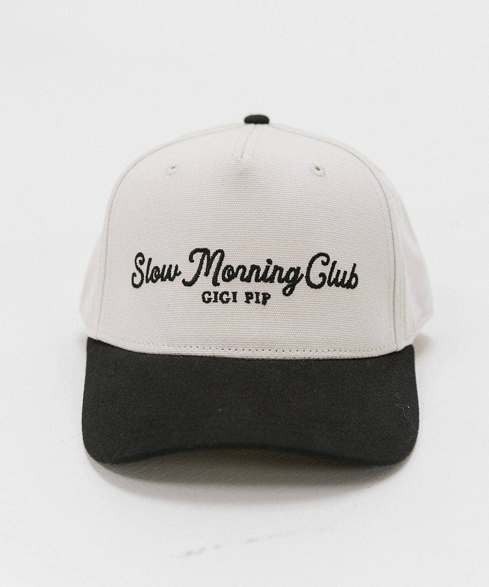 Slow Morning Club Canvas Trucker