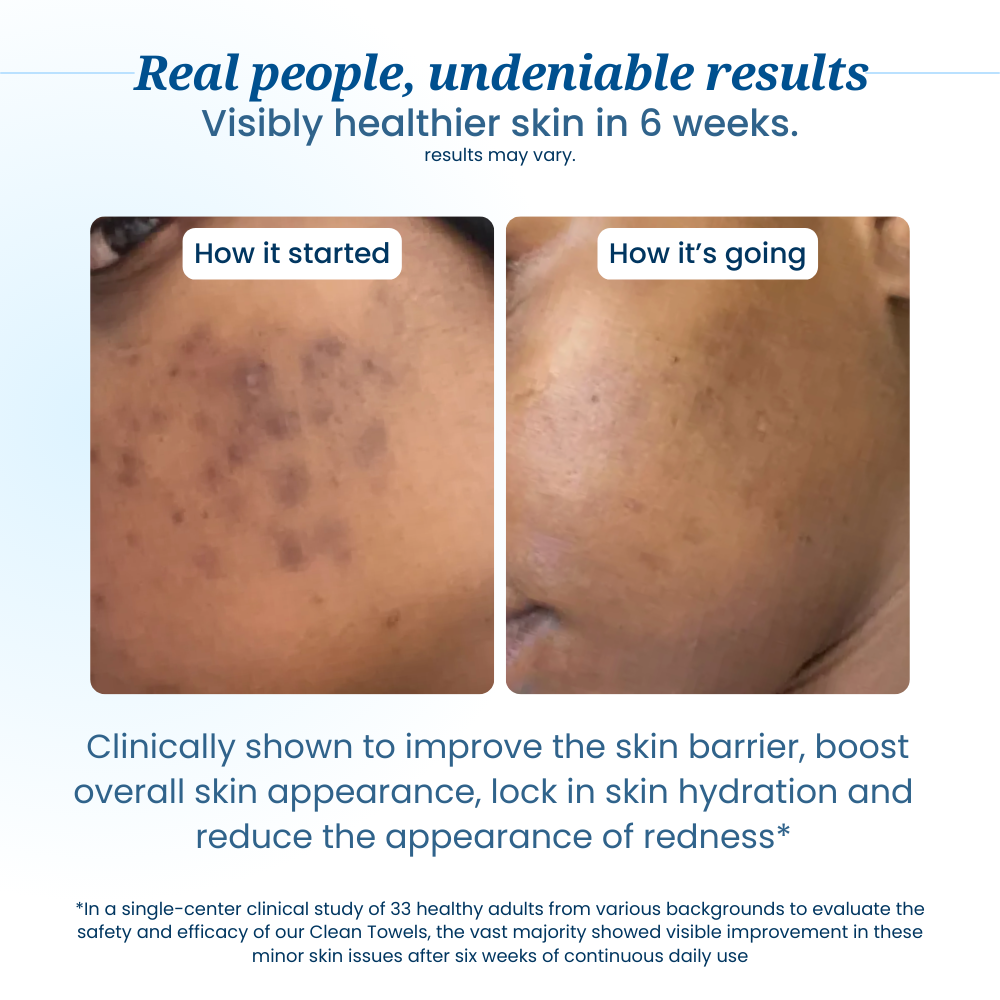 Clean Towels XL, Disposable Face Towels, 50 Count