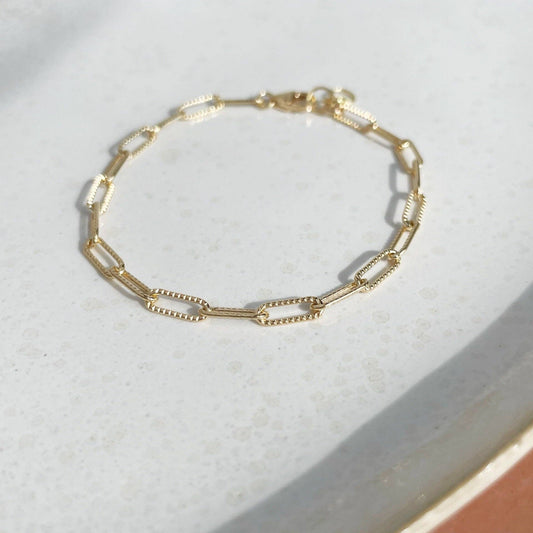 Piper Chain Bracelet | 14k Gold Fill and Sterling Silver