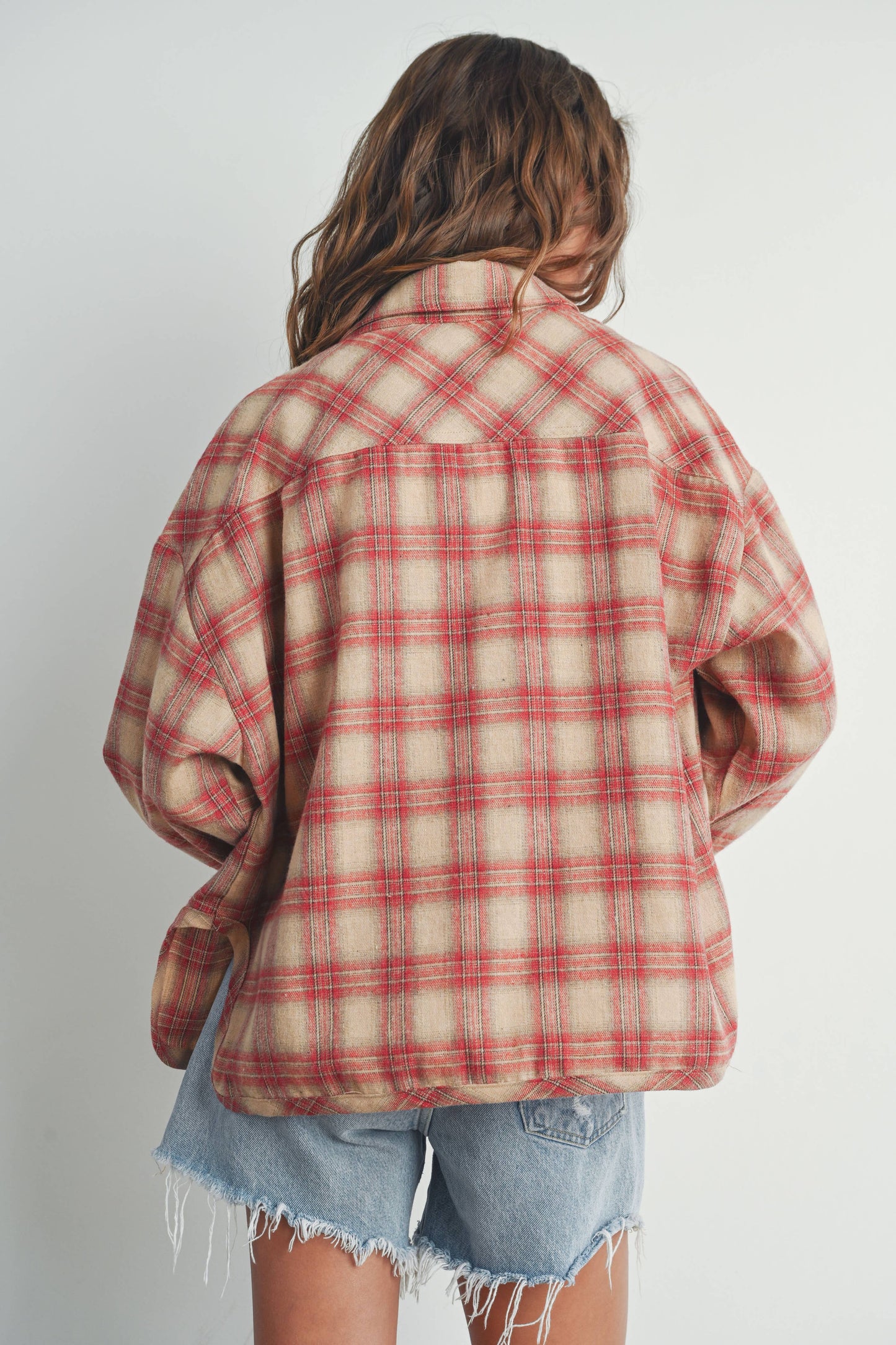 Plaid Red Shacket