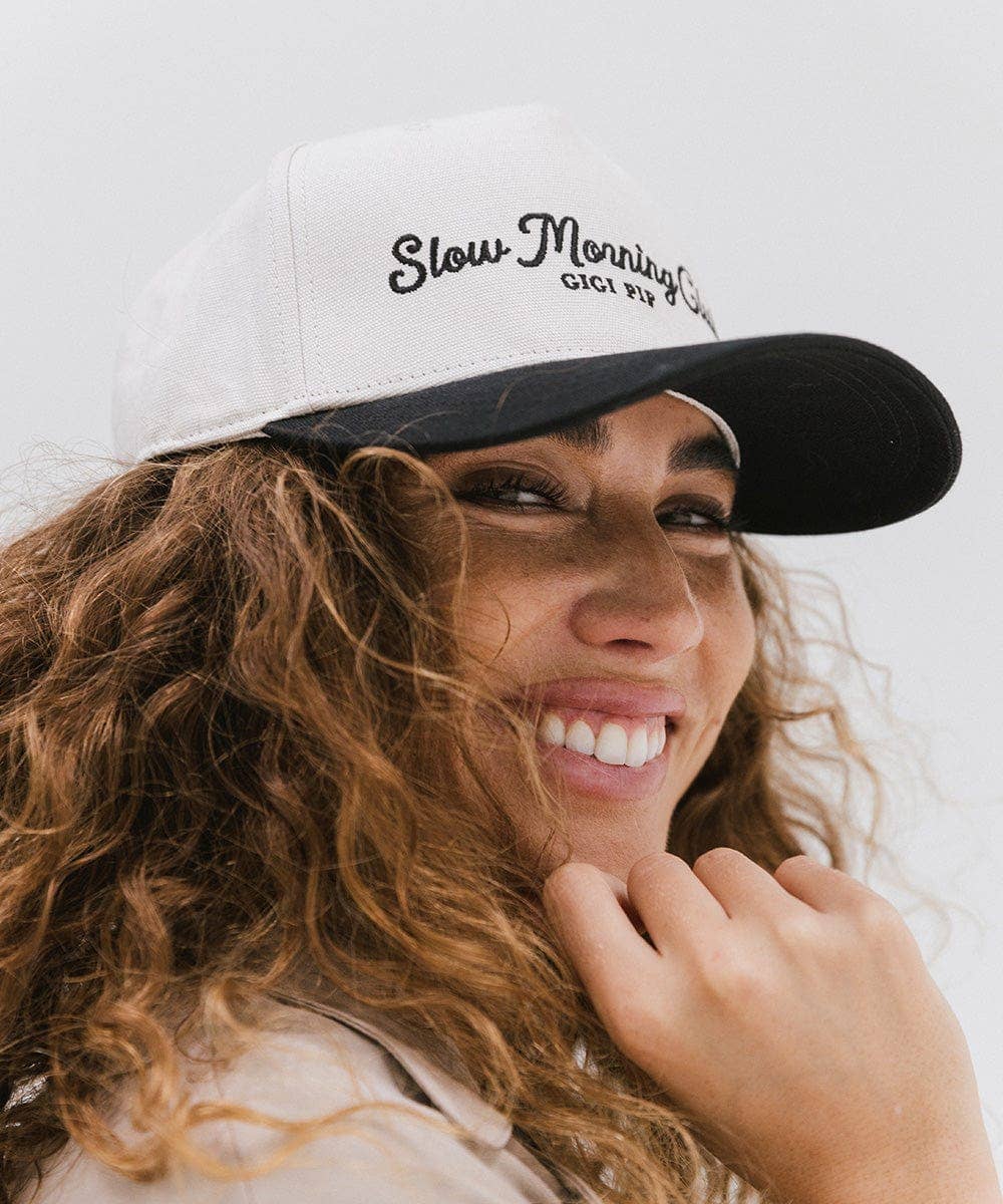 Slow Morning Club Canvas Trucker