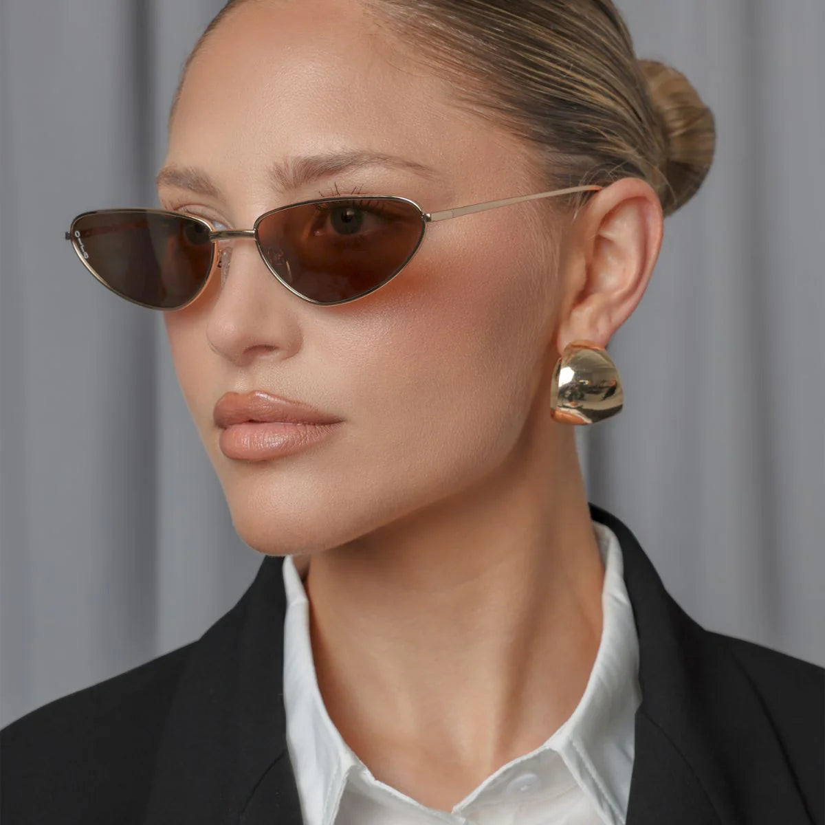 Aster - Gold/ Brown Mirror