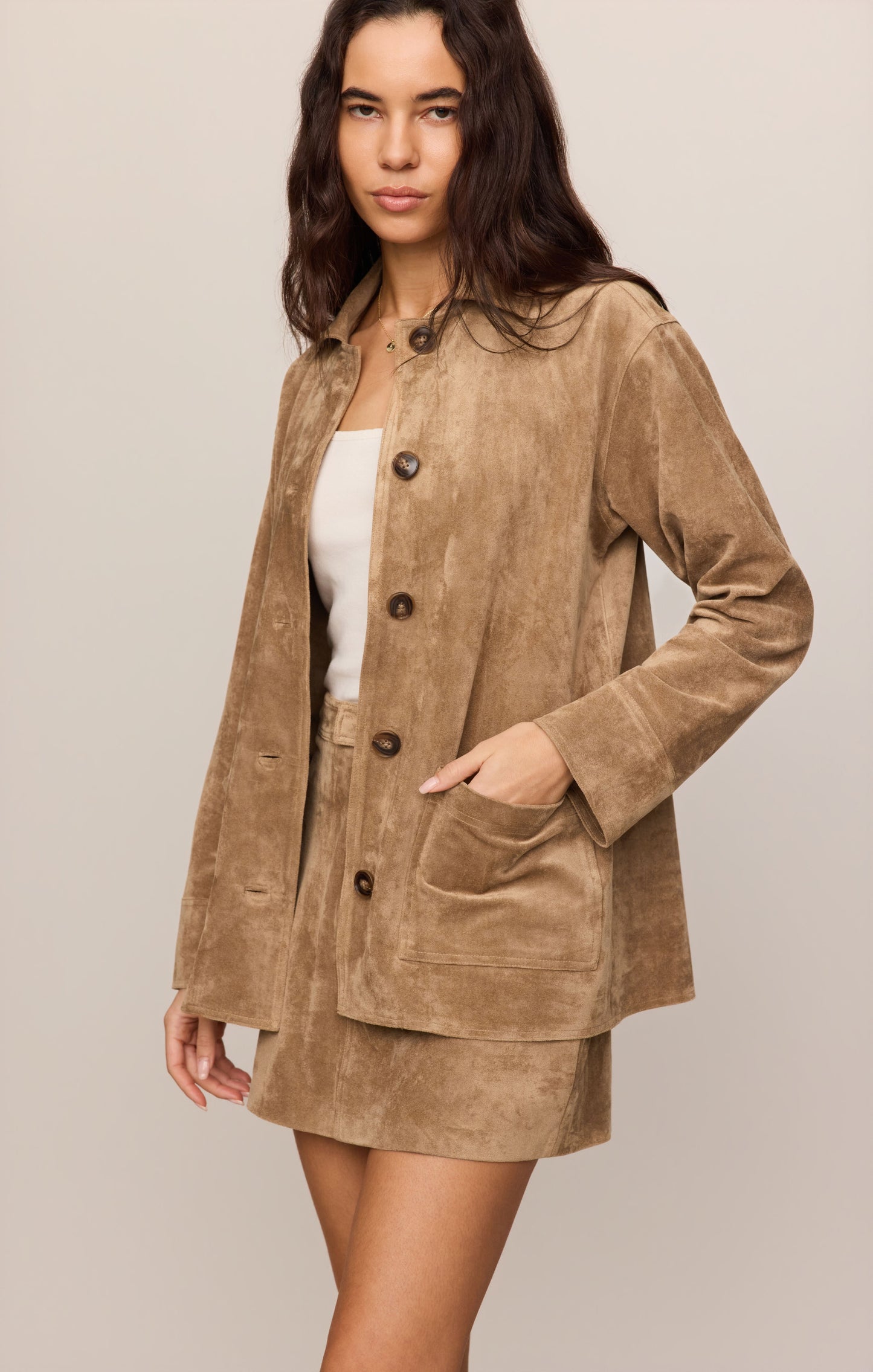 Decker Faux Suede Chore Coat | Z Supply