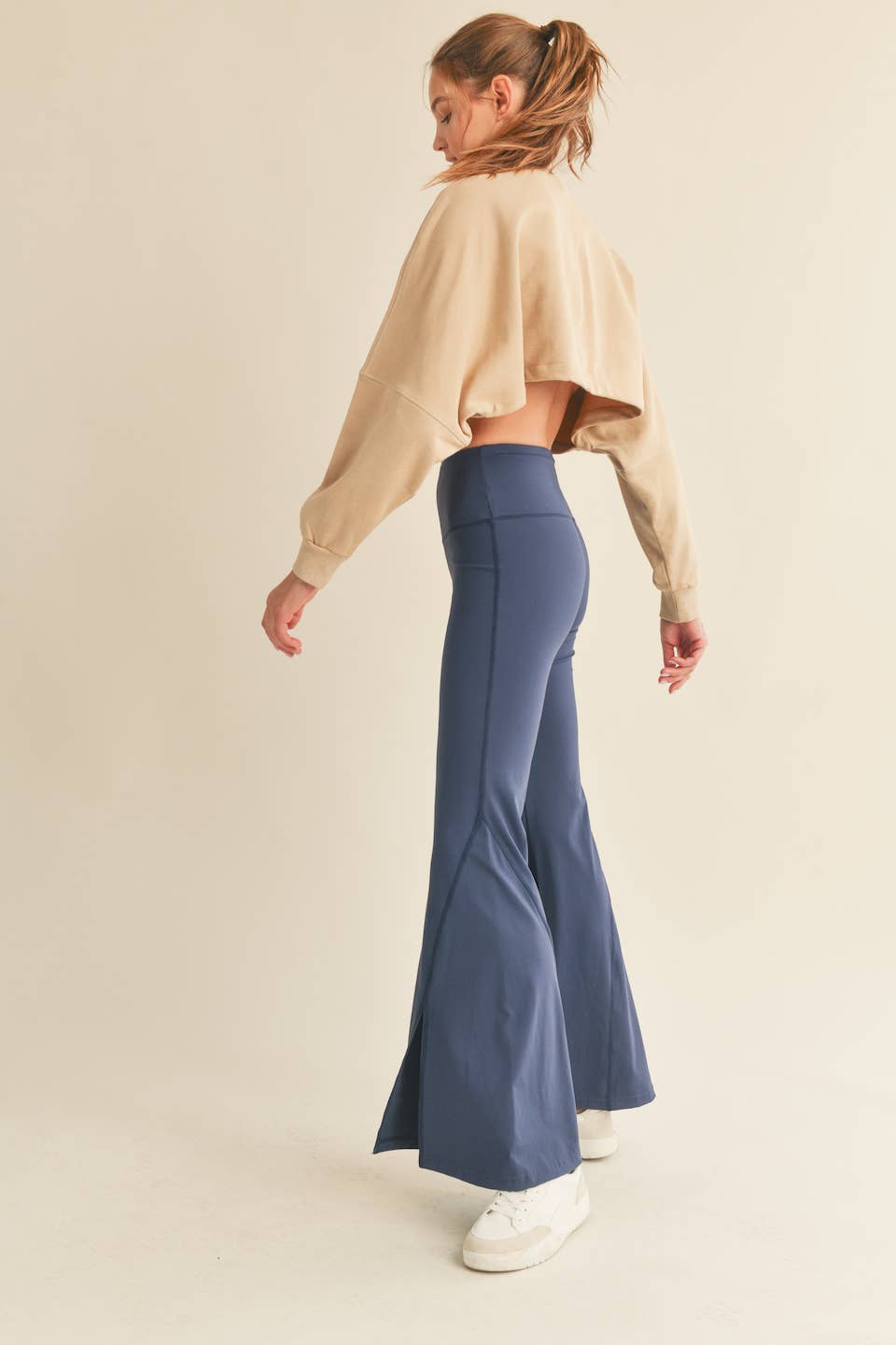 Sand Mineral Wash Double Take Pullover
