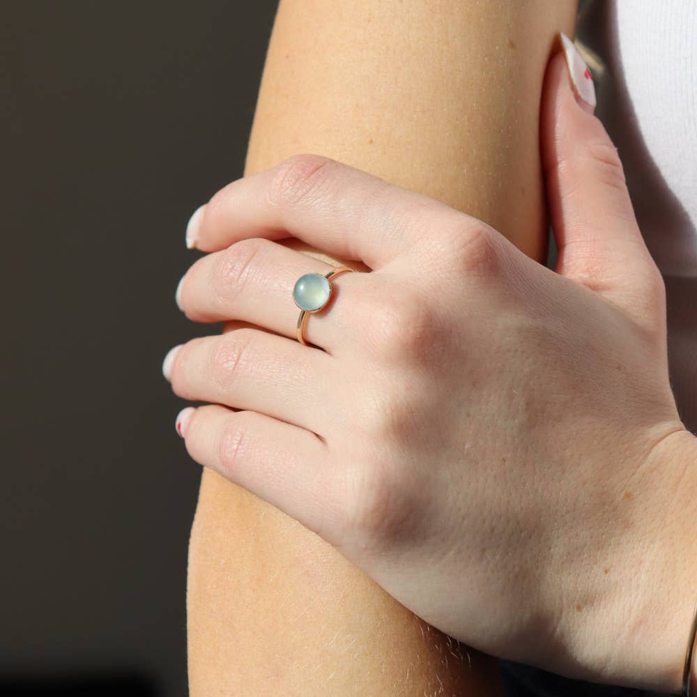 Eau de Aqua Ring - Aquamarine March Birthstone