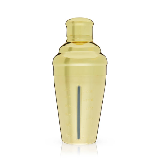 Belmont™ Gold-Plated Measured Cocktail Shaker