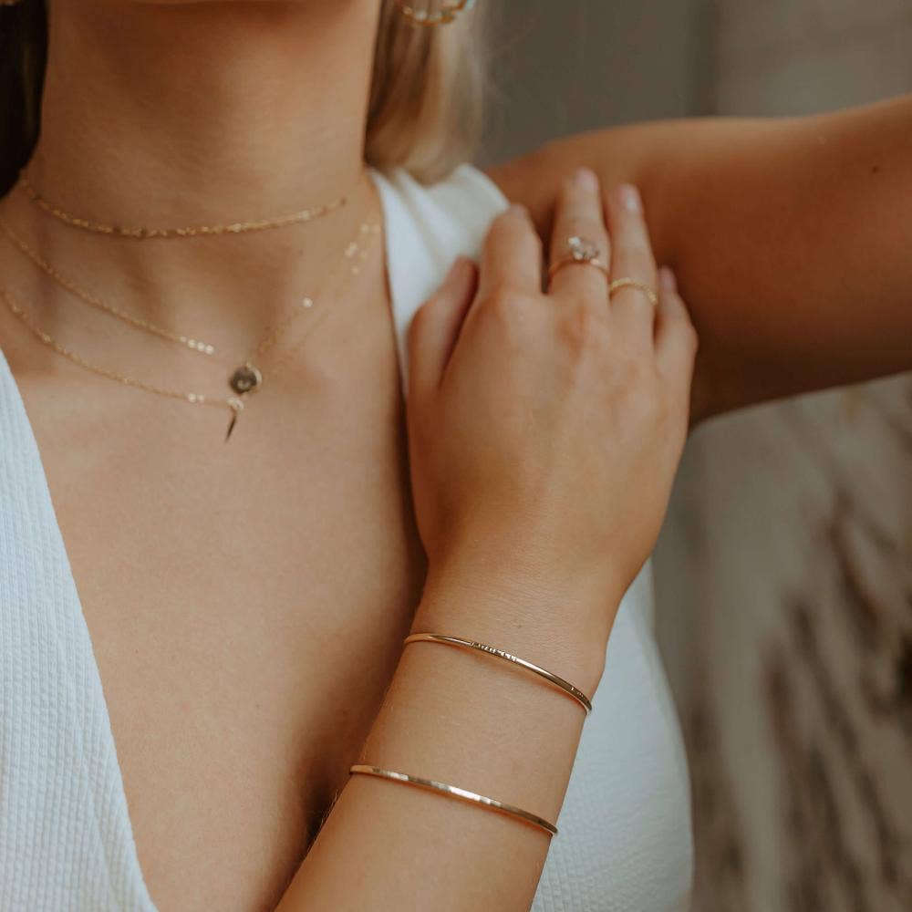 Skinny Cuff in 14k Gold Fill or Sterling Silver