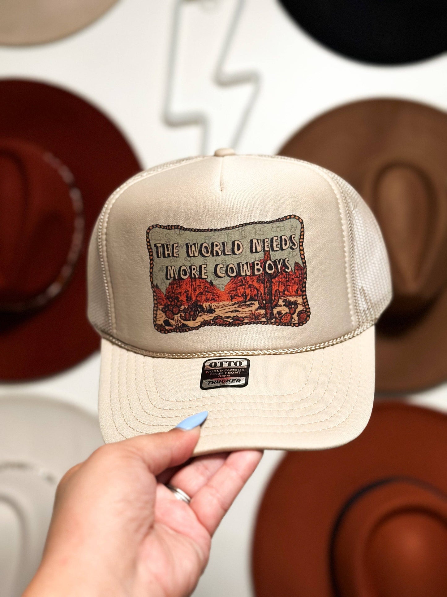 World Needs More Cowboys Trucker