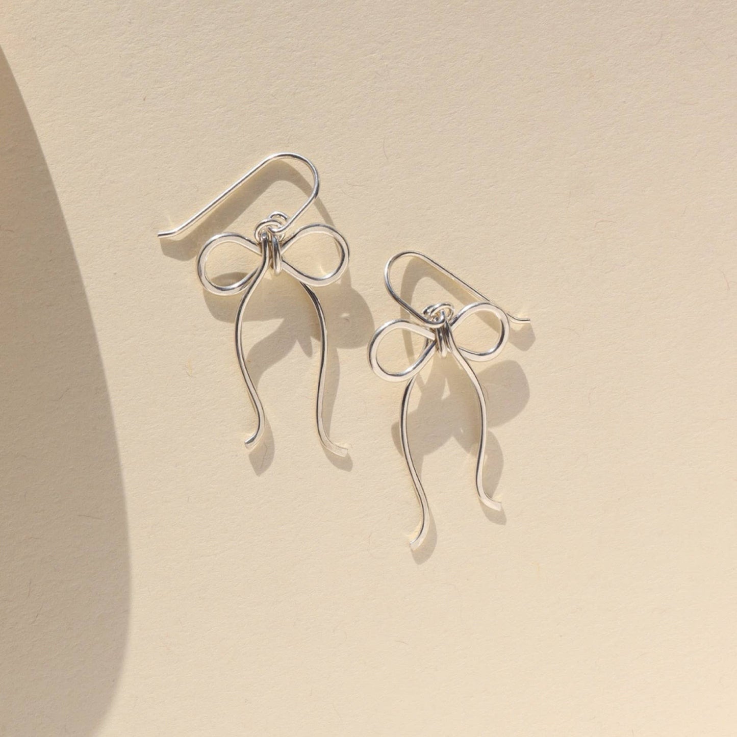 Coquette Bow Earrings in 14k Gold Fill or Sterling Silver