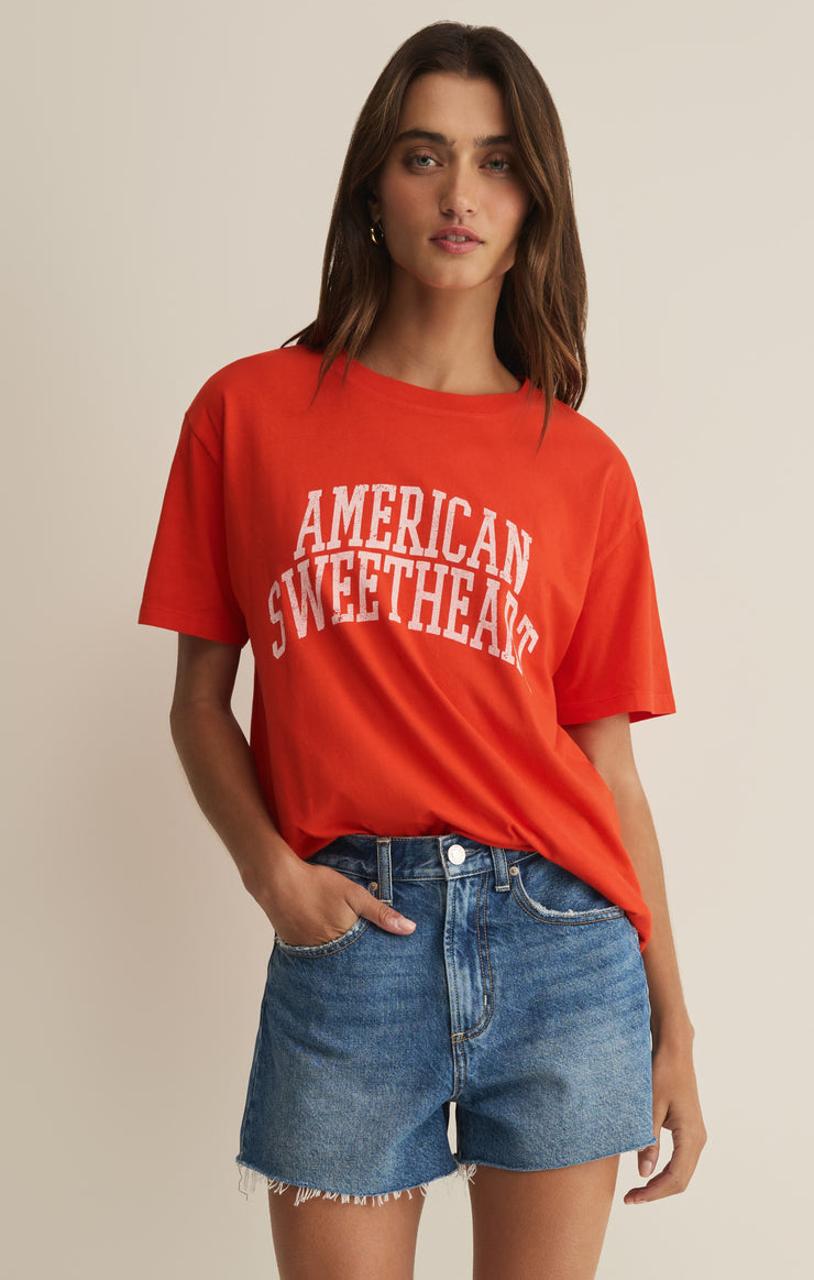 Sweetheart boyfriend tee - Z supply