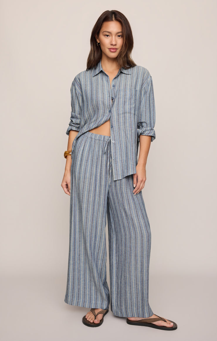 The perfect striped linen pant - Z supply