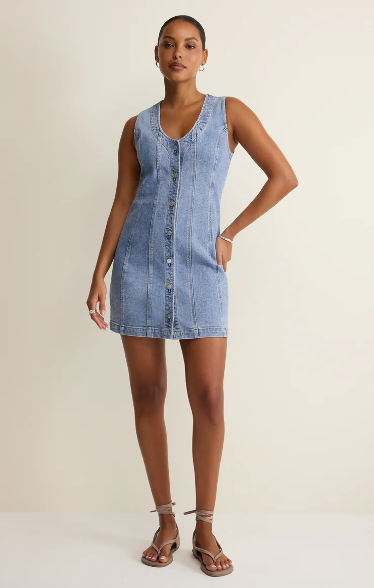 Jolie denim mini dress - Z supply