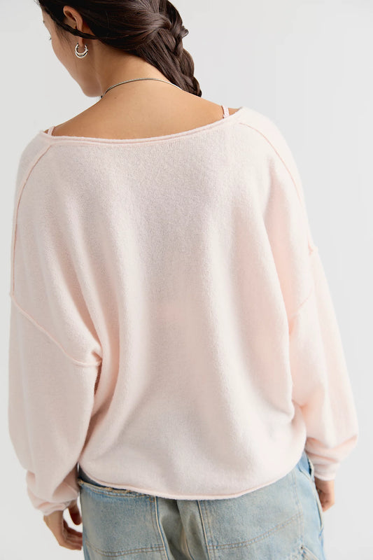 See Me V- Neck Knit Pullover | Free People