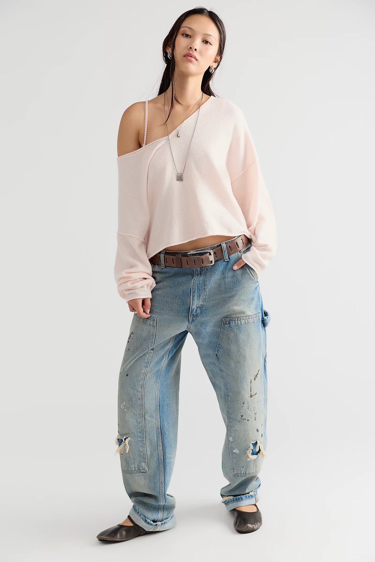 See Me V- Neck Knit Pullover | Free People