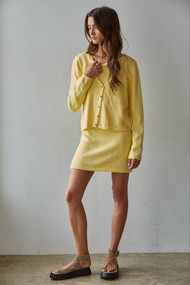 Knit Sweater Mini Dress