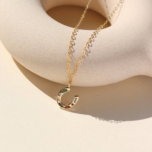 Horseshoe Charm Necklace 