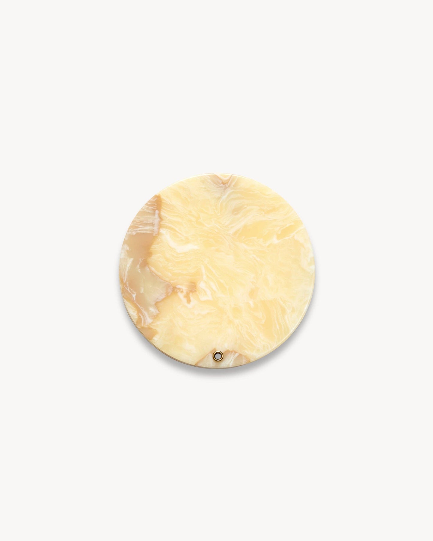 Circle Mirror in Crème