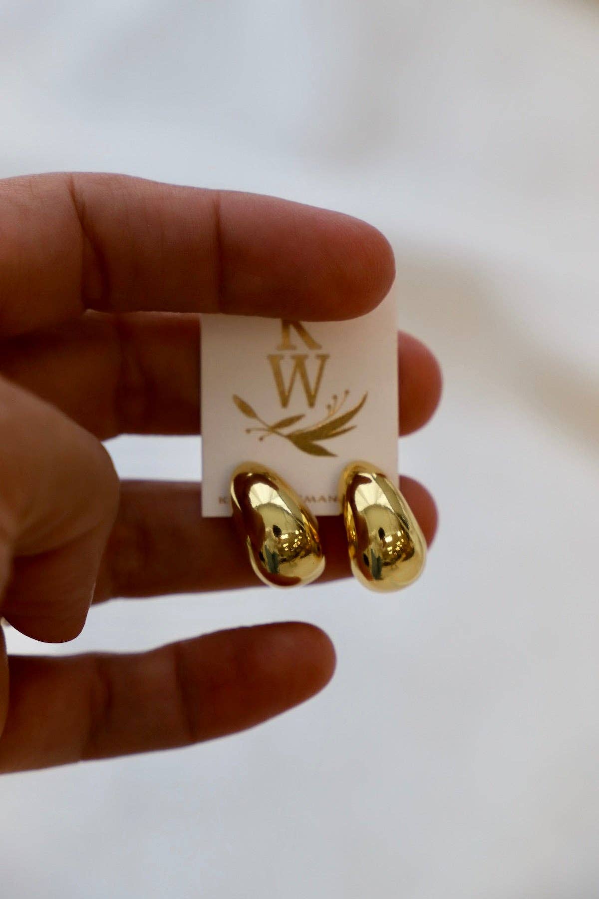 Bonnie chunky teardrop studs