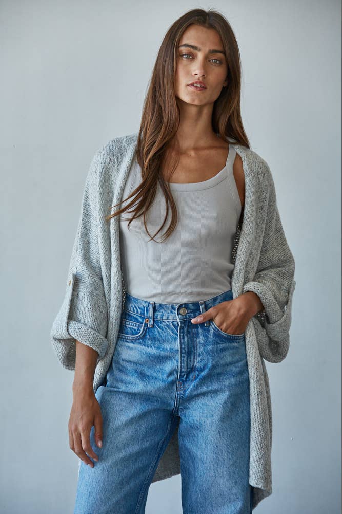 Knit Folded Cardigan