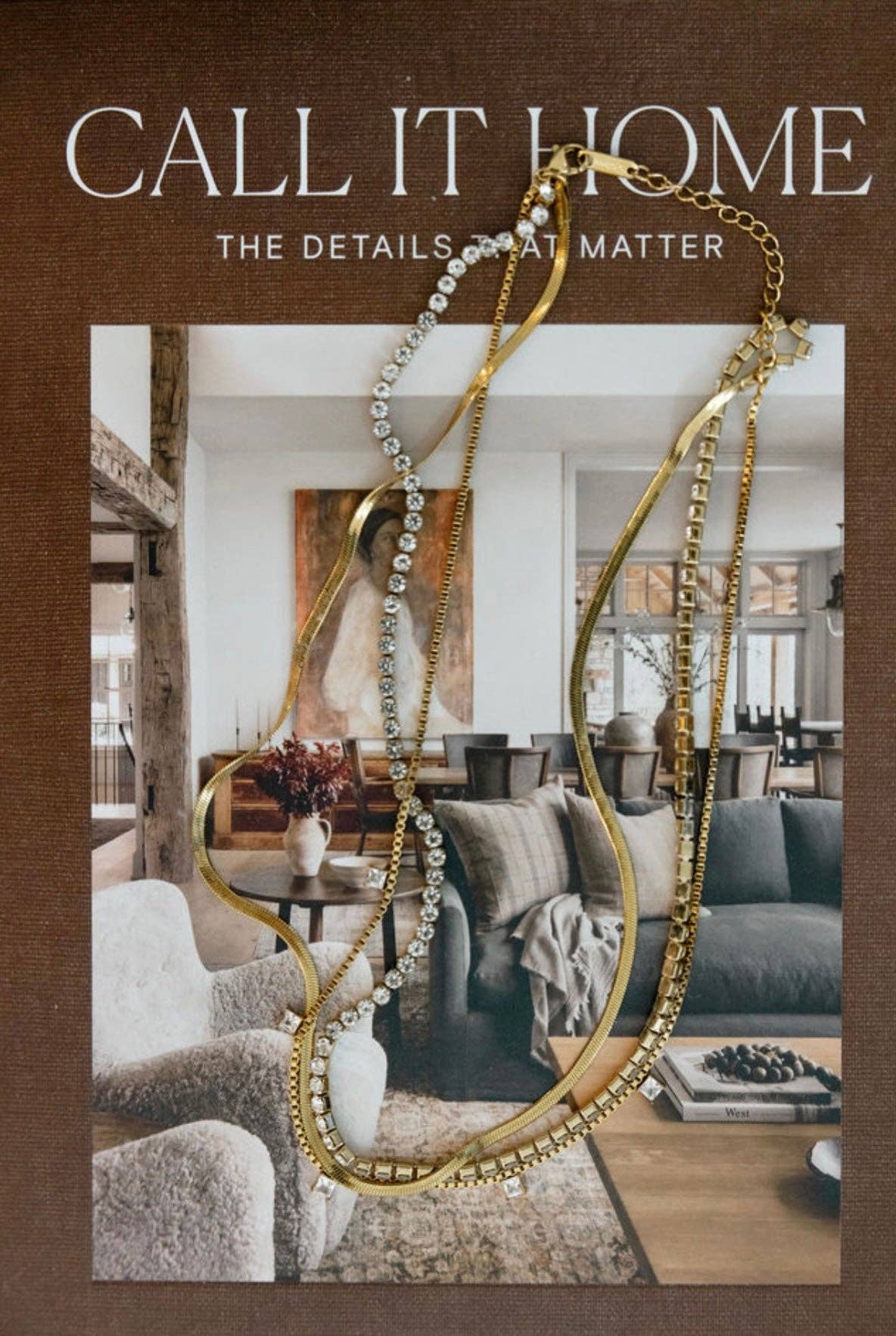 Leah stack necklace