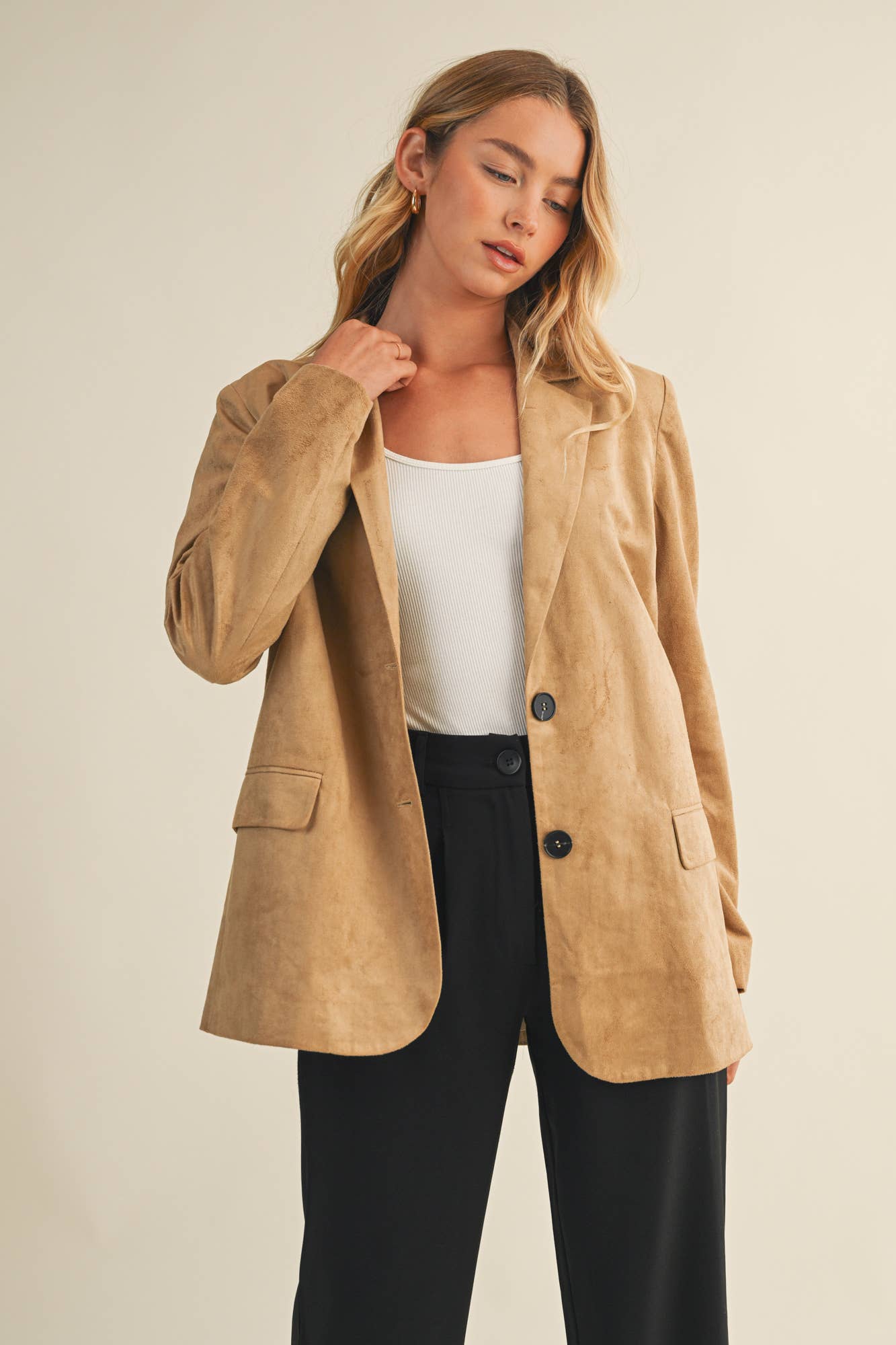 SUEDE BLAZER JACKET