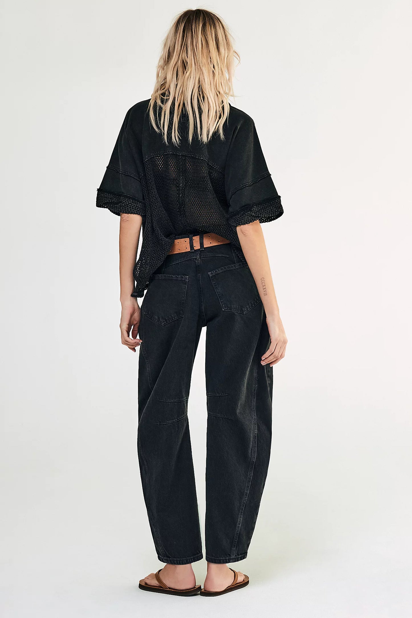 We The Free Good Luck Mid-Rise Barrel Jeans | Free people
