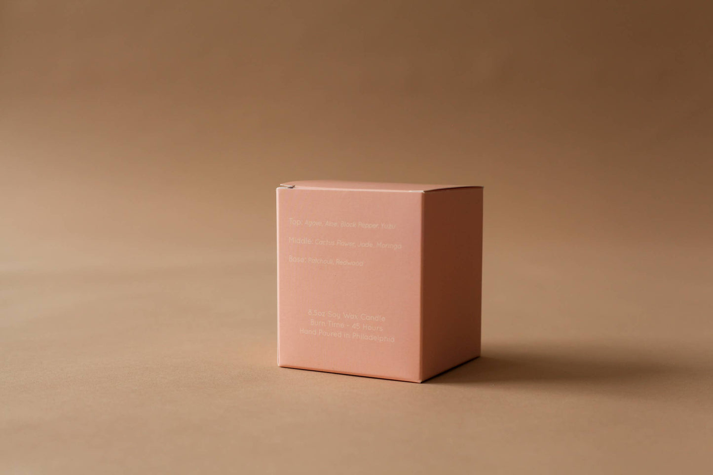 Cactus flower candle
