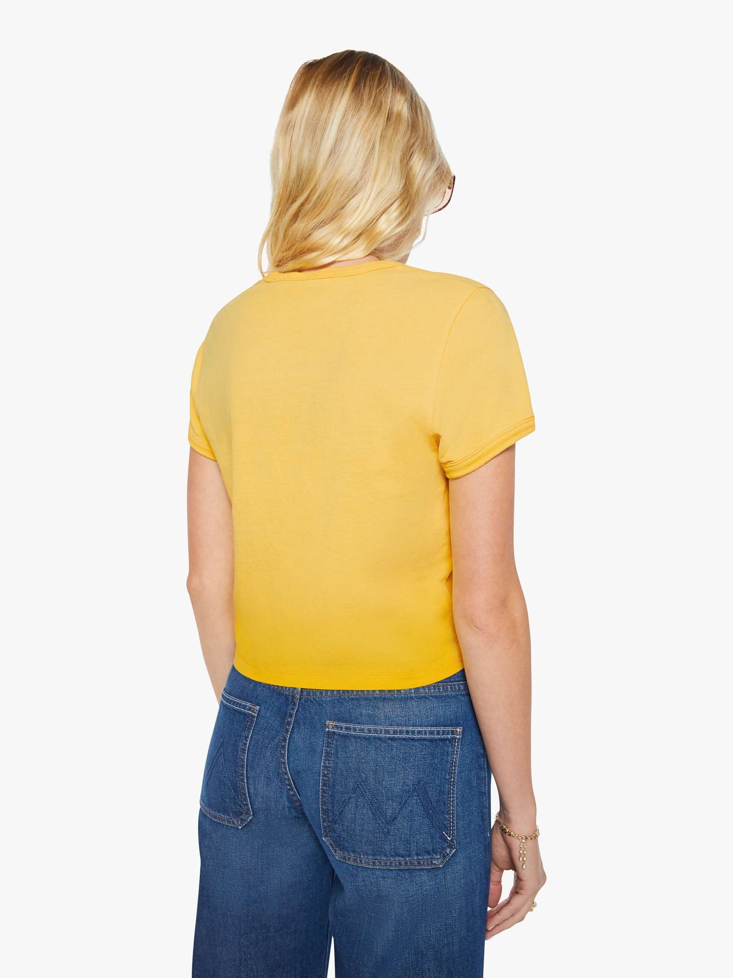 The Itty Bitty Ringer - Desert Sun Palm | Mother Denim