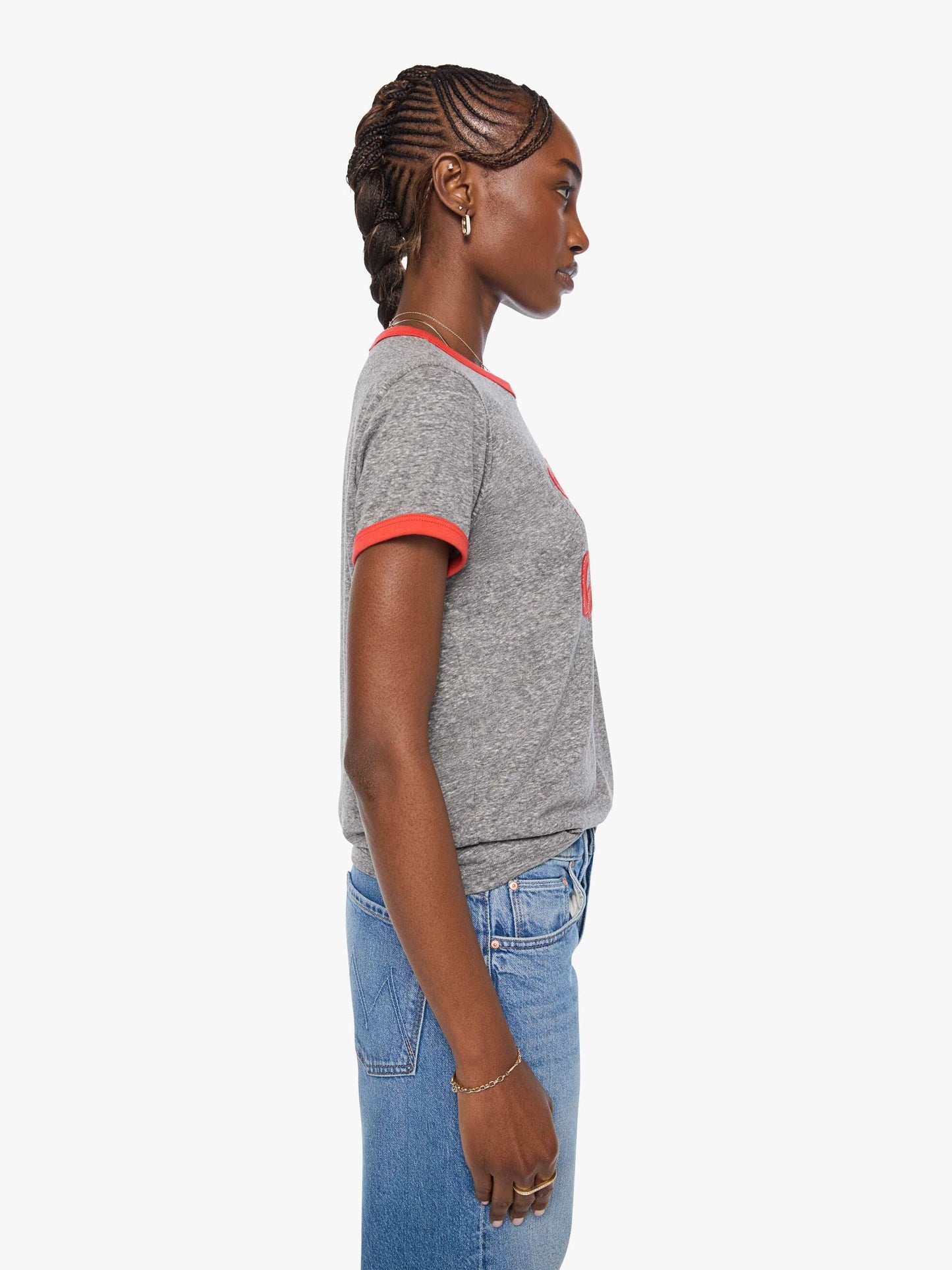 The Boxy Goodie Goodie Ringer - Speed Queen | Mother Denim