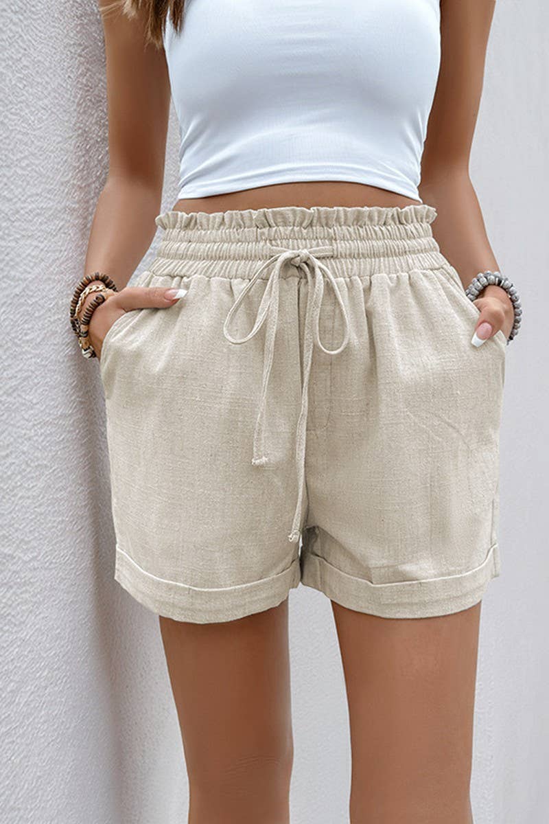 Linen shorts