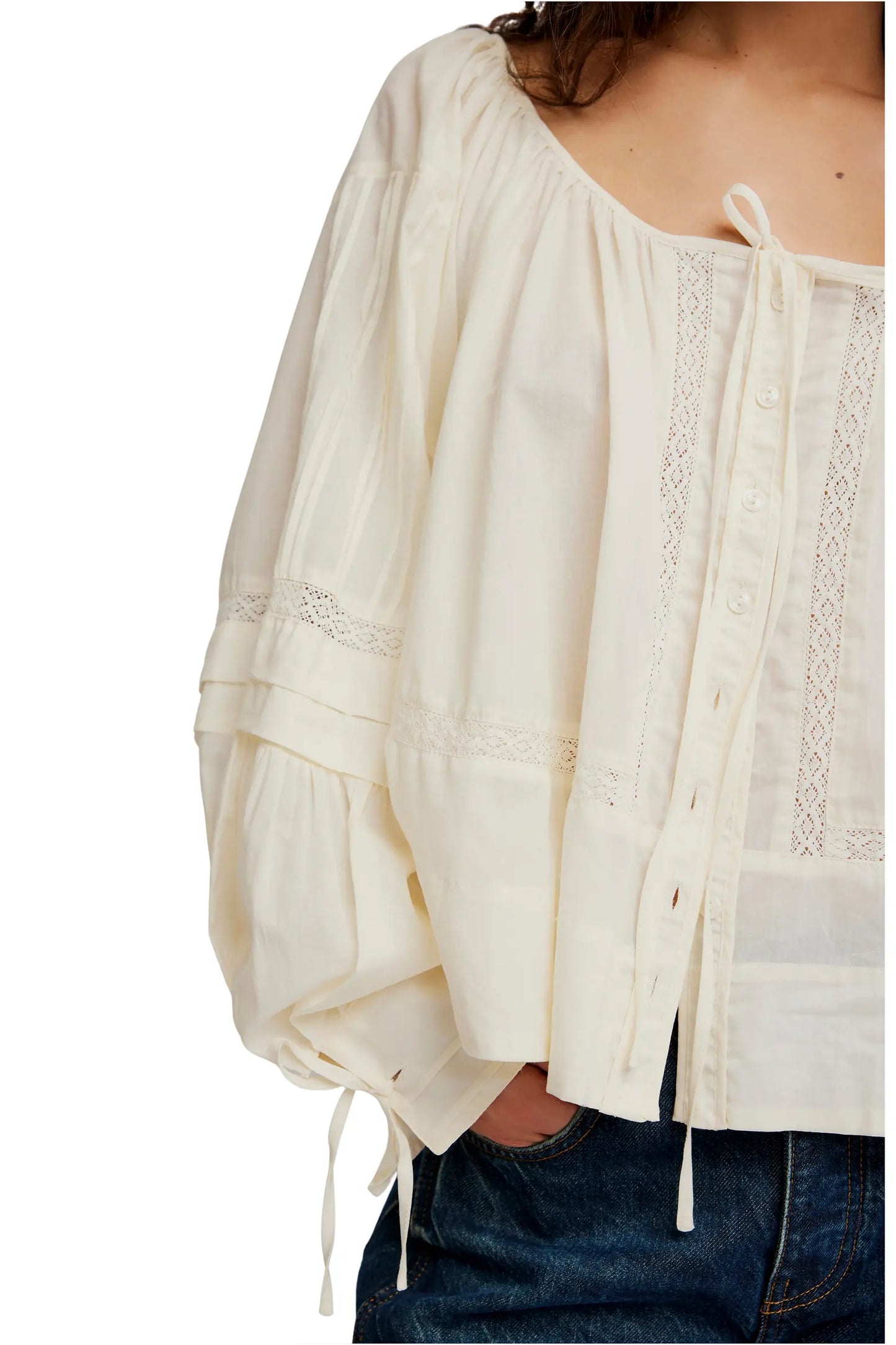 Free People We The Free La Lune Scoop Neck Top
