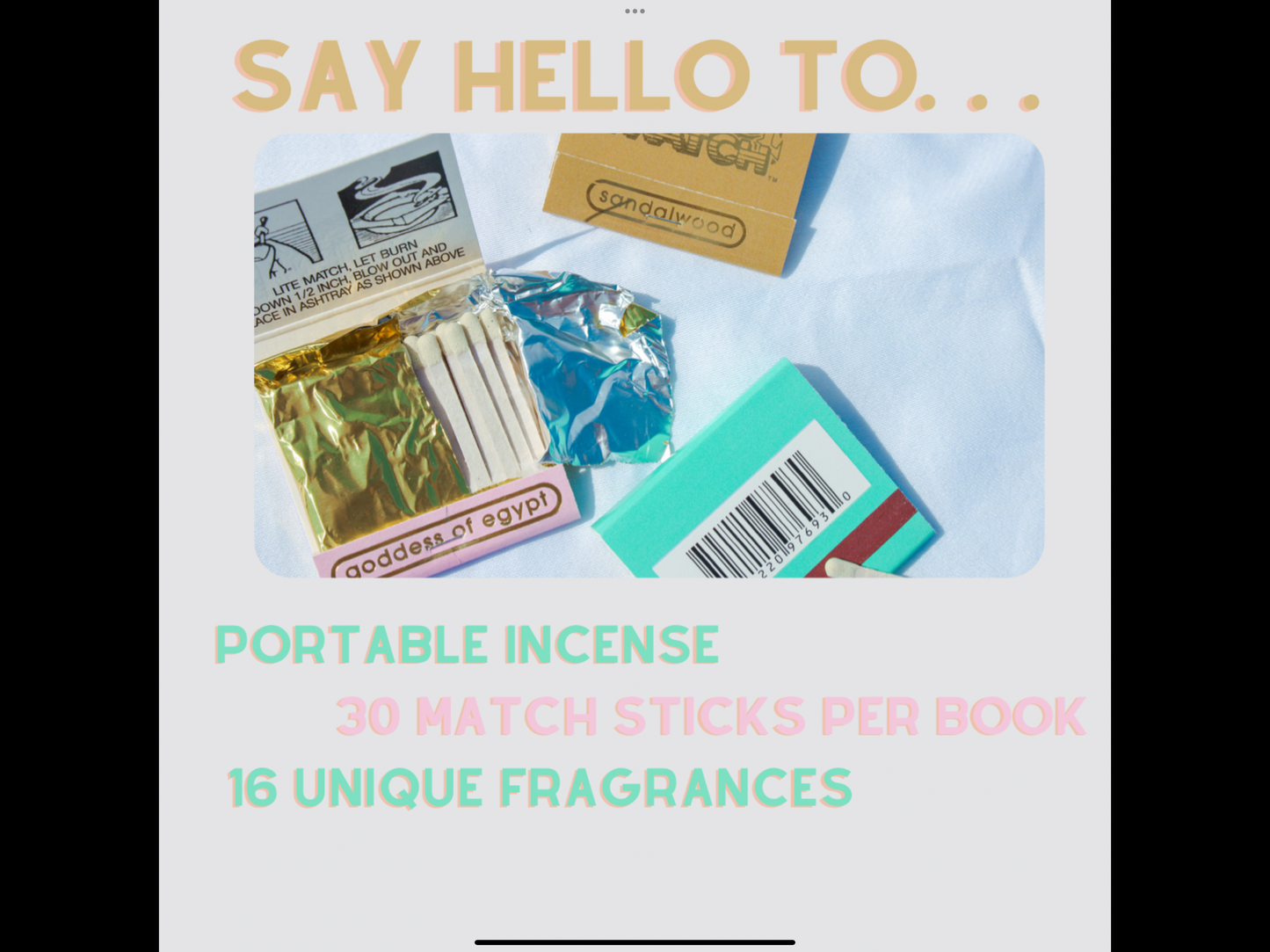 Match Books - Assorted Fragrances