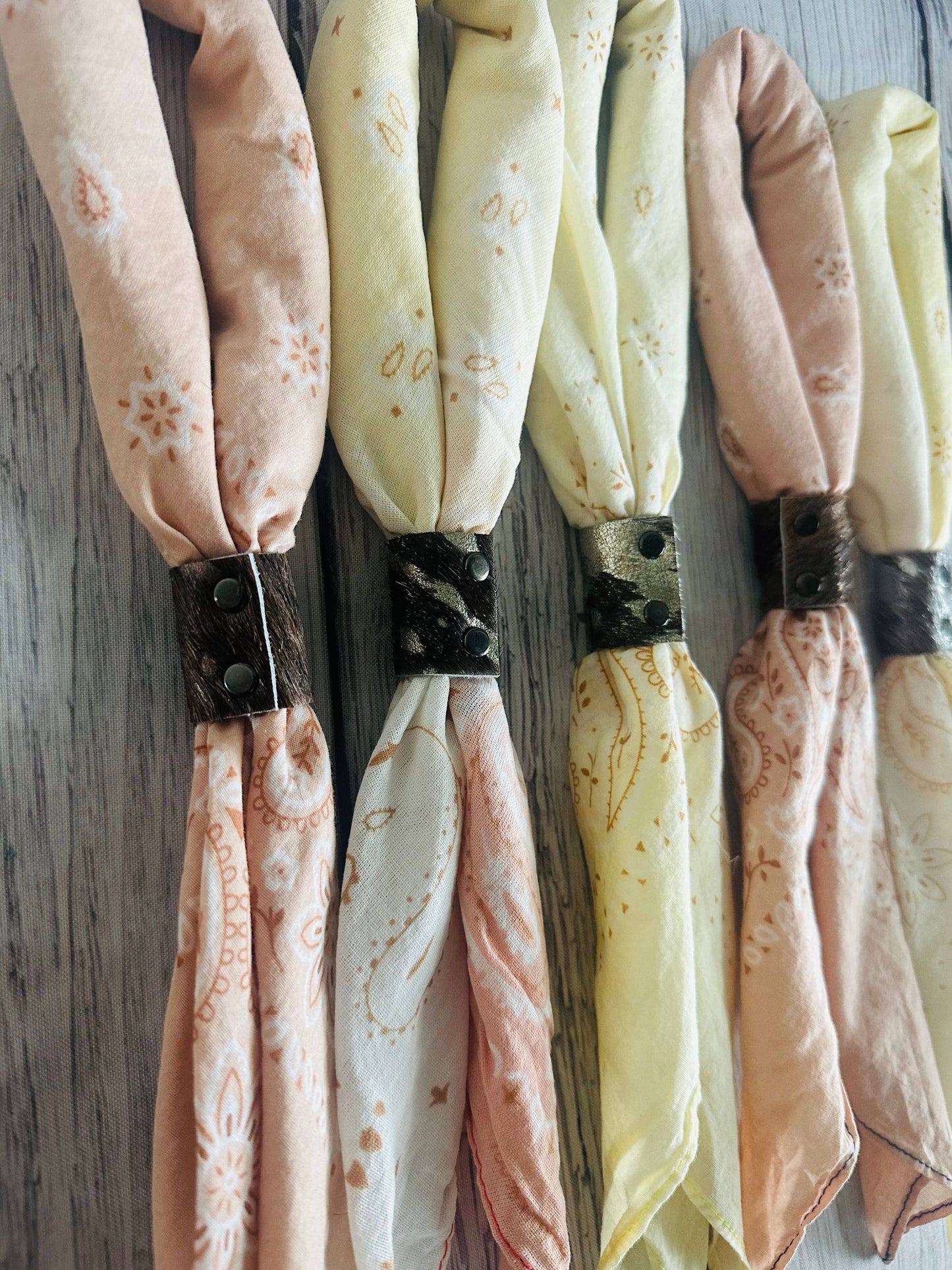 Citrus Hand Dyed Bandanas