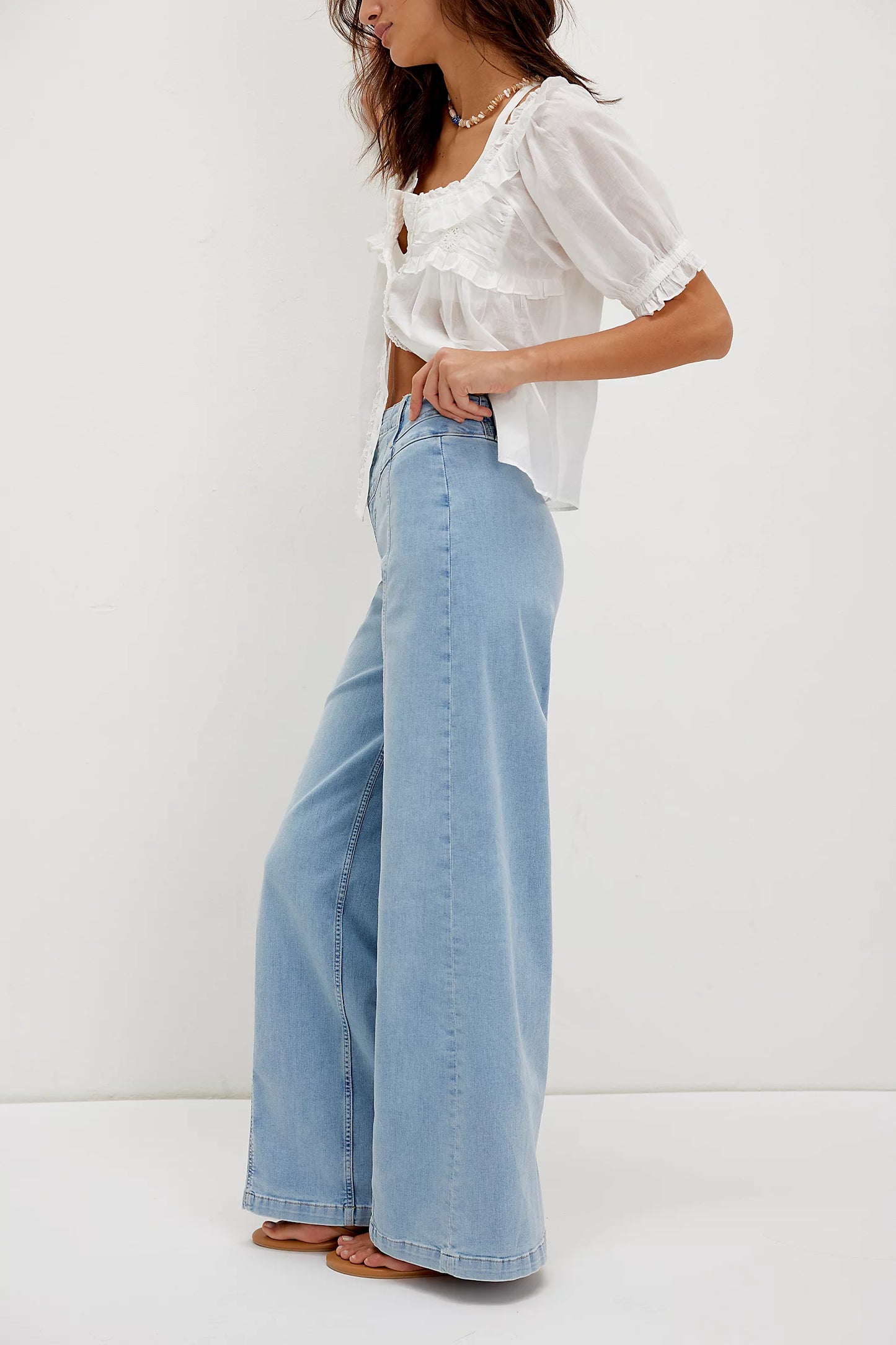 We The Free Libre Wide-Leg Denim Jeans | High Rise Jeans | Free People