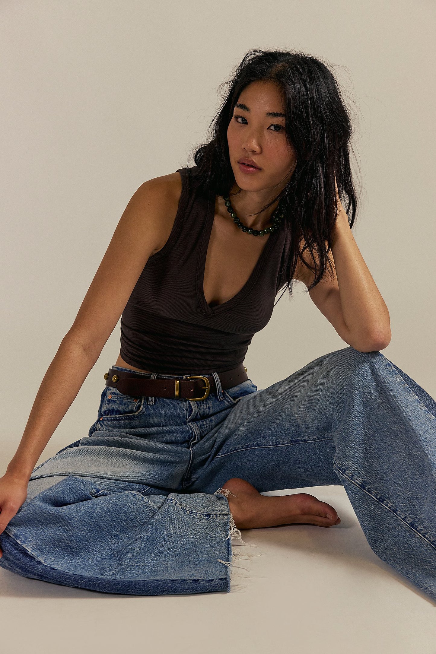 We The Free Neria V-Neck Tank Top | Free People