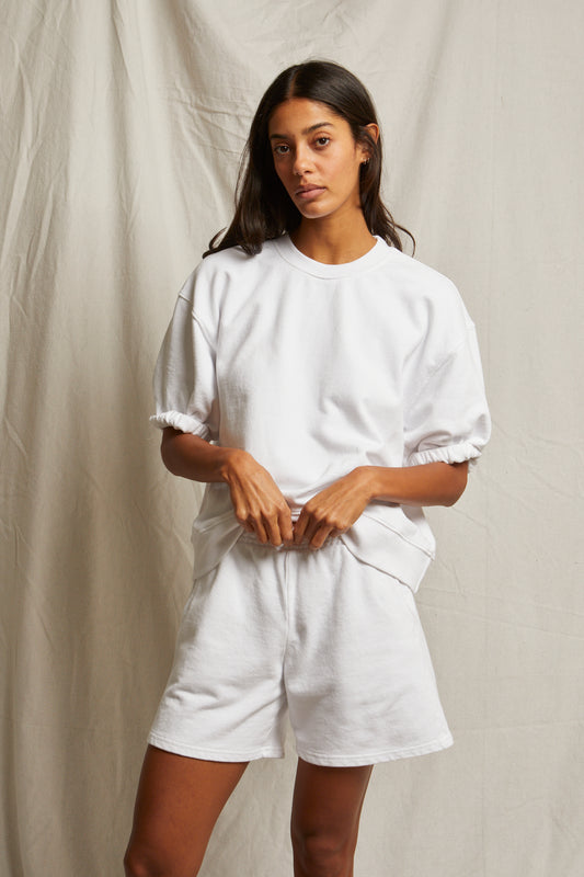 Rebecca Rolled Crew Neck