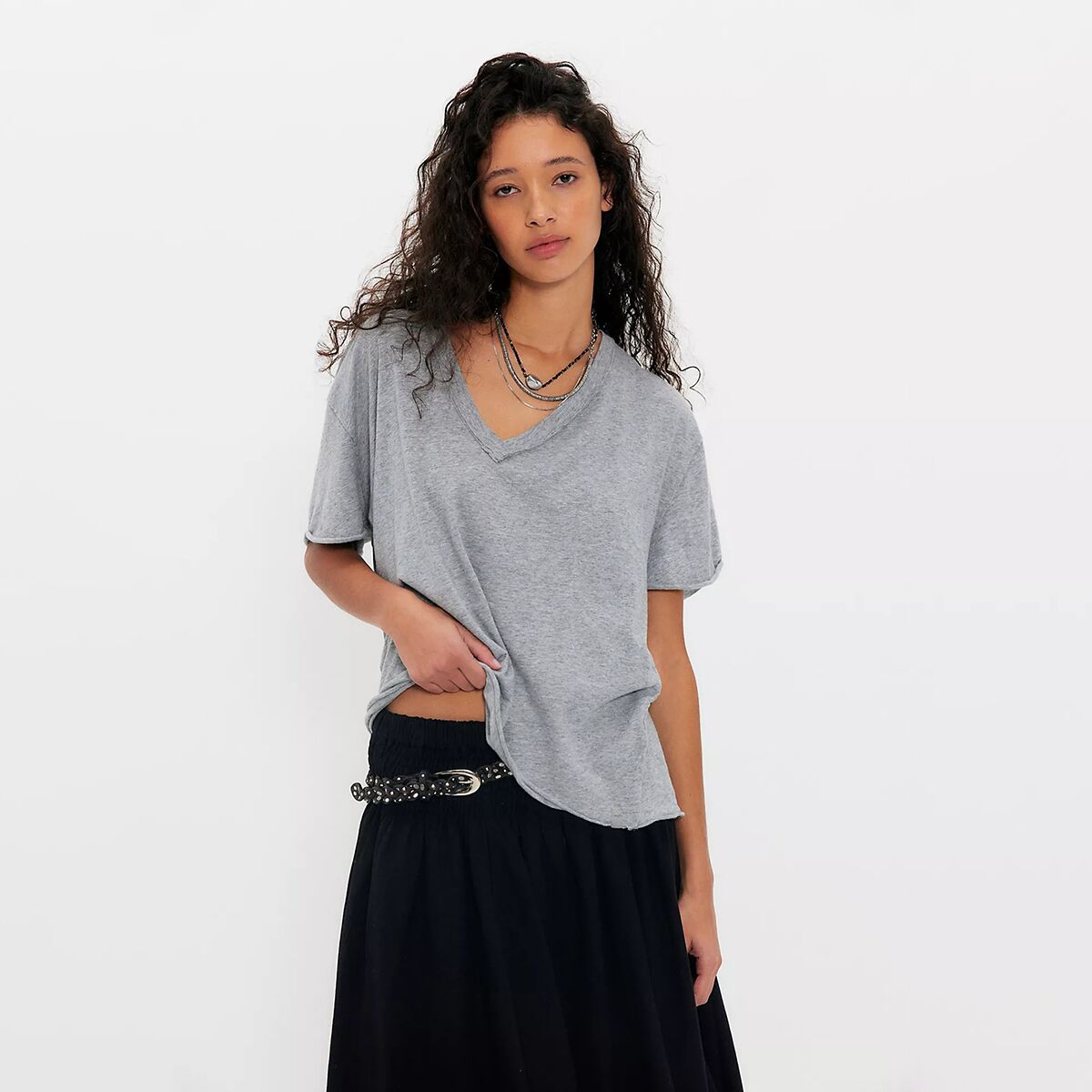 We The Free Nina V-Neck Tee - Free People