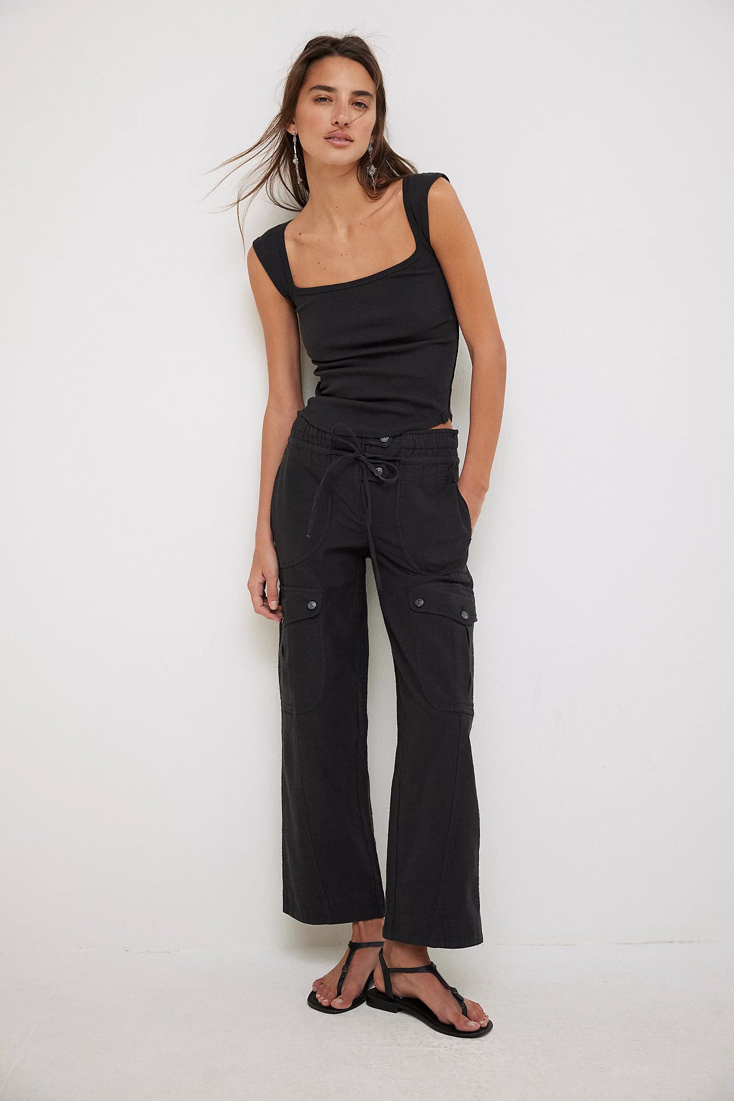 Free People - We The Free Park Ave Pull-On Cargo Pants