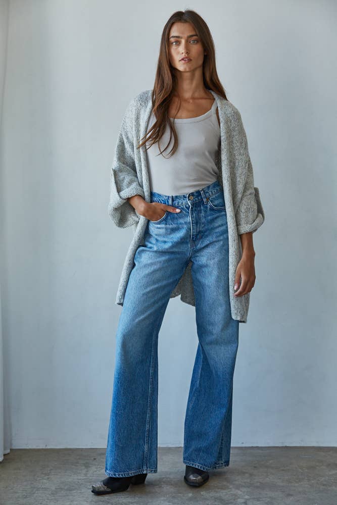 Knit Folded Cardigan