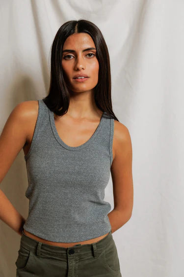 Blondie Structured Rib Bra Friendly Tank